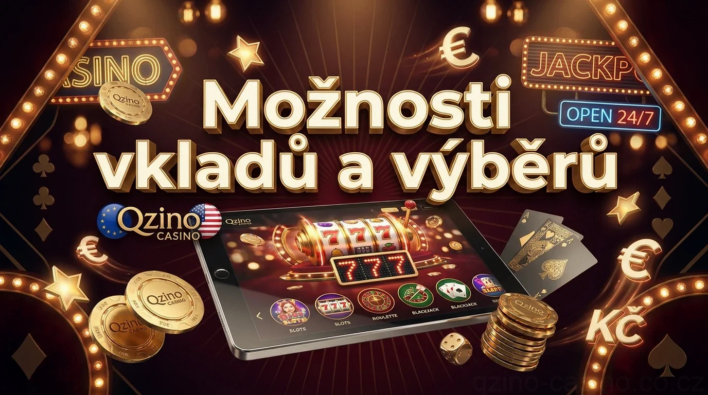 Možnosti vkladů a výběrů